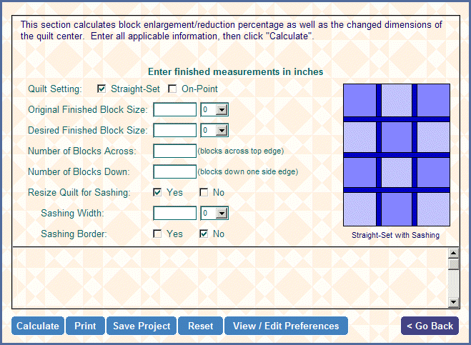My Quilting Math Buddy - Quilters Calculator