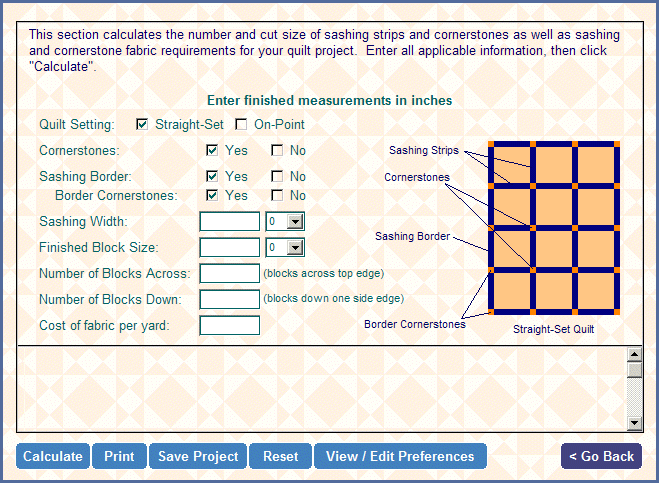 My Quilting Math Buddy - Quilters Calculator