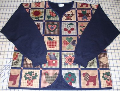 Sweatshirt to Quilted Jacket - Americana2